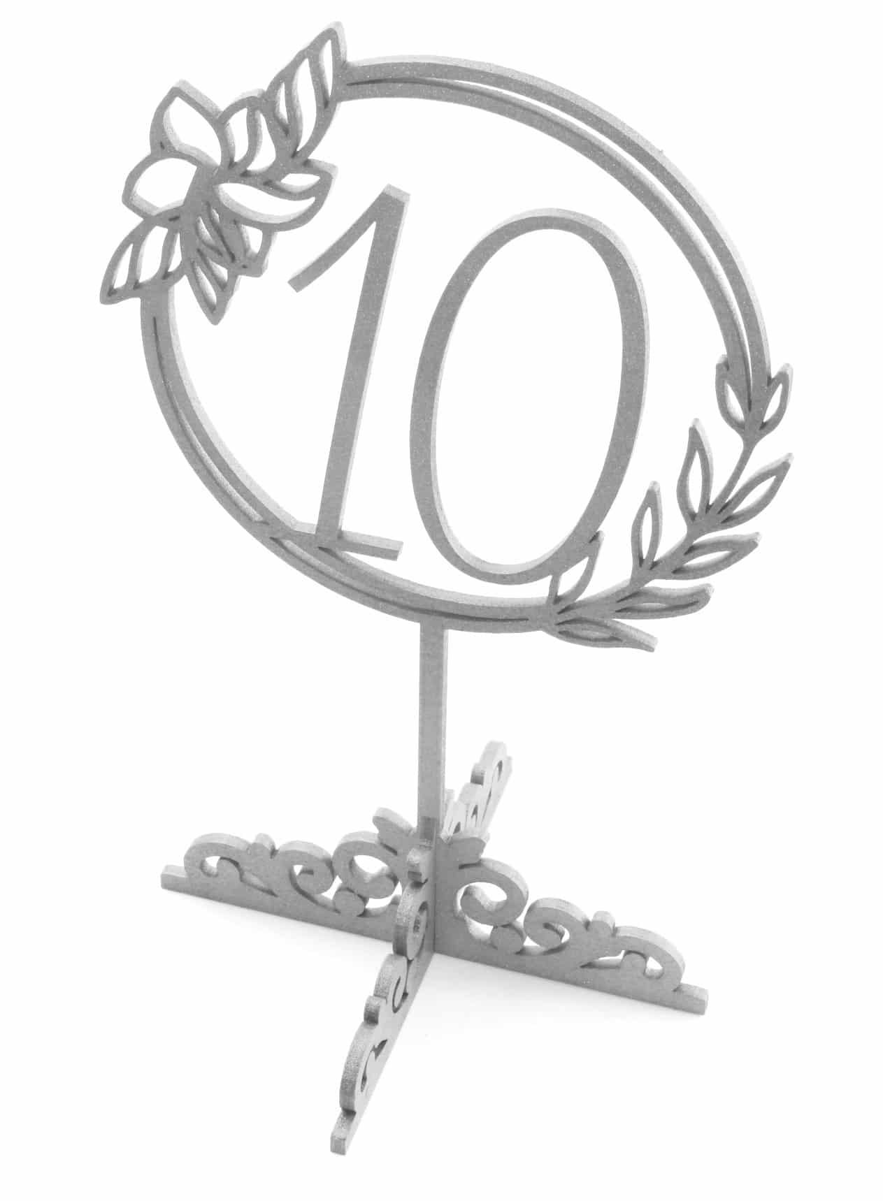 Numerki Drewniane Na Stół 1-10 20cm 