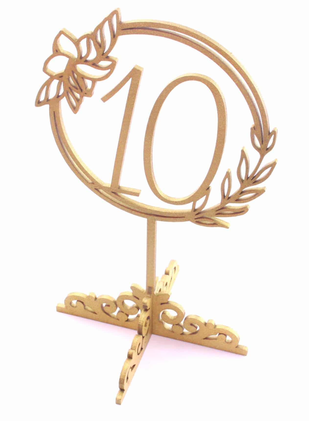 Numerki Drewniane Na Stół 1-10 20cm 