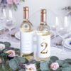 Numerki Stołu Złote Naklejki 30 szt.