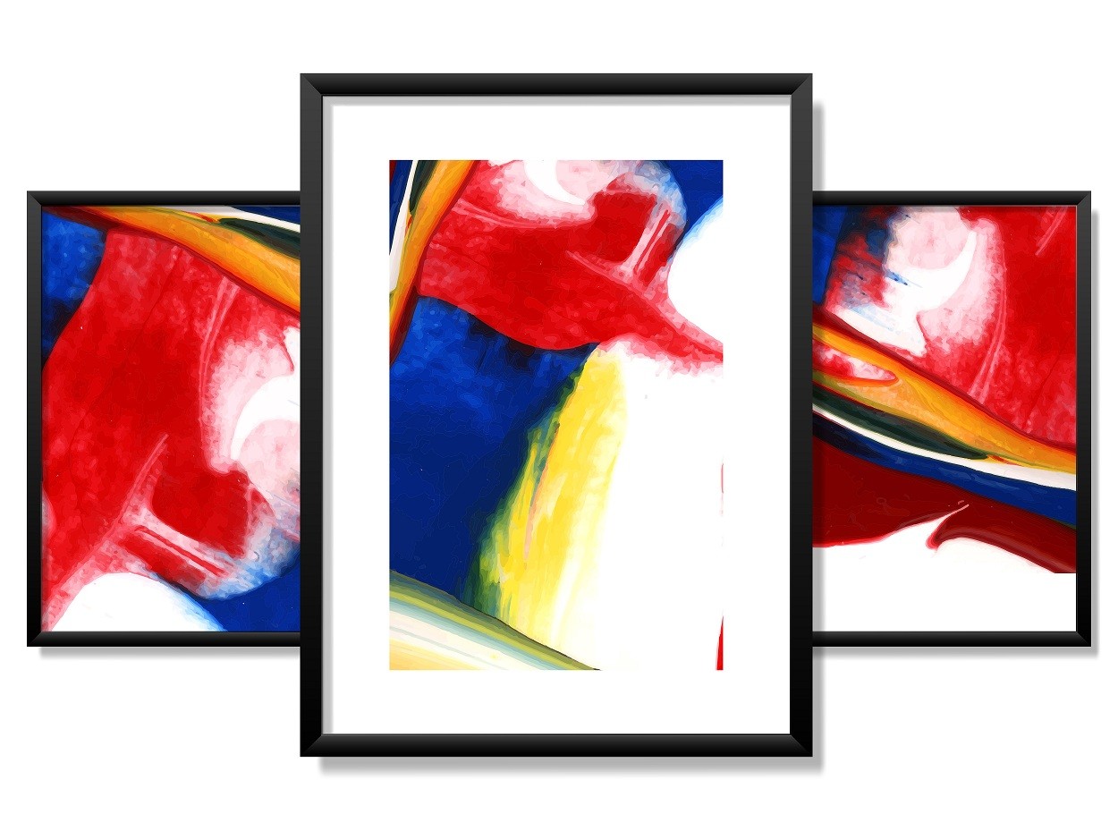 Obrazy w Drewnianej Ramie 90x40cm Art Of Paint