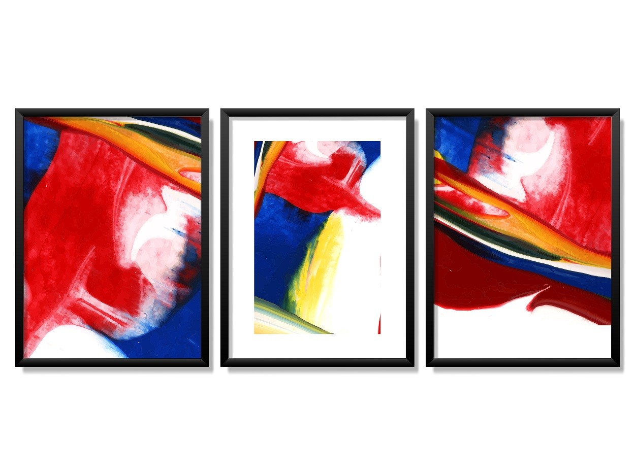 Obrazy w Drewnianej Ramie 90x40cm Art Of Paint