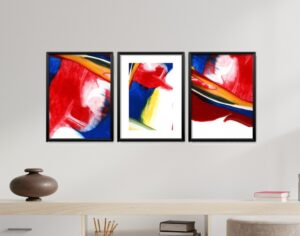 Obrazy w Drewnianej Ramie 90x40cm Art Of Paint