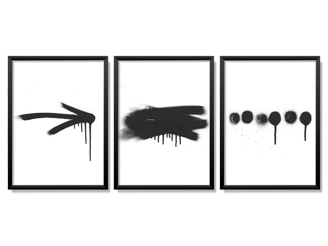 Obrazy w Drewnianej Ramie 90x40cm Grunge