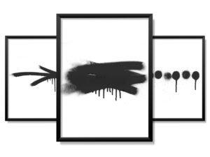 Obrazy w Drewnianej Ramie 90x40cm Grunge