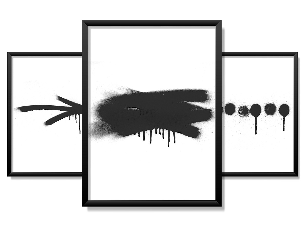 Obrazy w Drewnianej Ramie 90x40cm Grunge