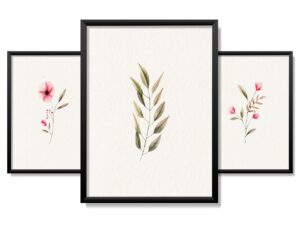 Obrazy w Drewnianej Ramie 90x40cm Spring Touch