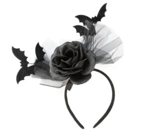 Opaska Black Rose Halloween