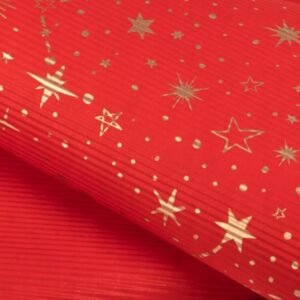 Papier Pakowy Czerwony Gwiazdozbiór