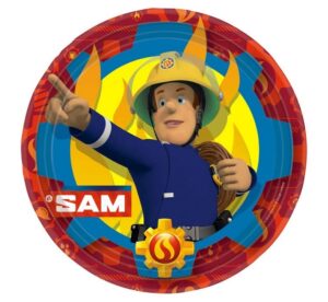 Papierowe talerzyki Strażak Sam