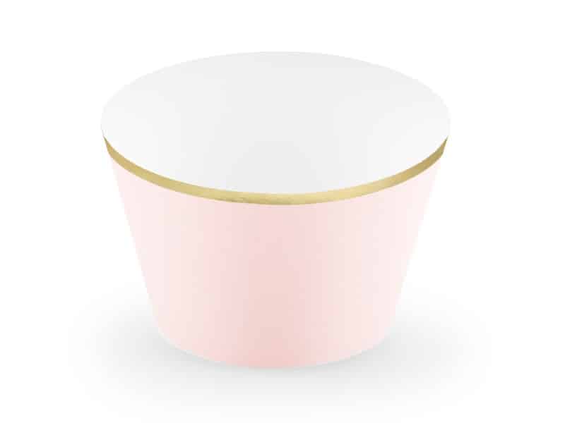 Papilotki na muffinki j.róż Glamour