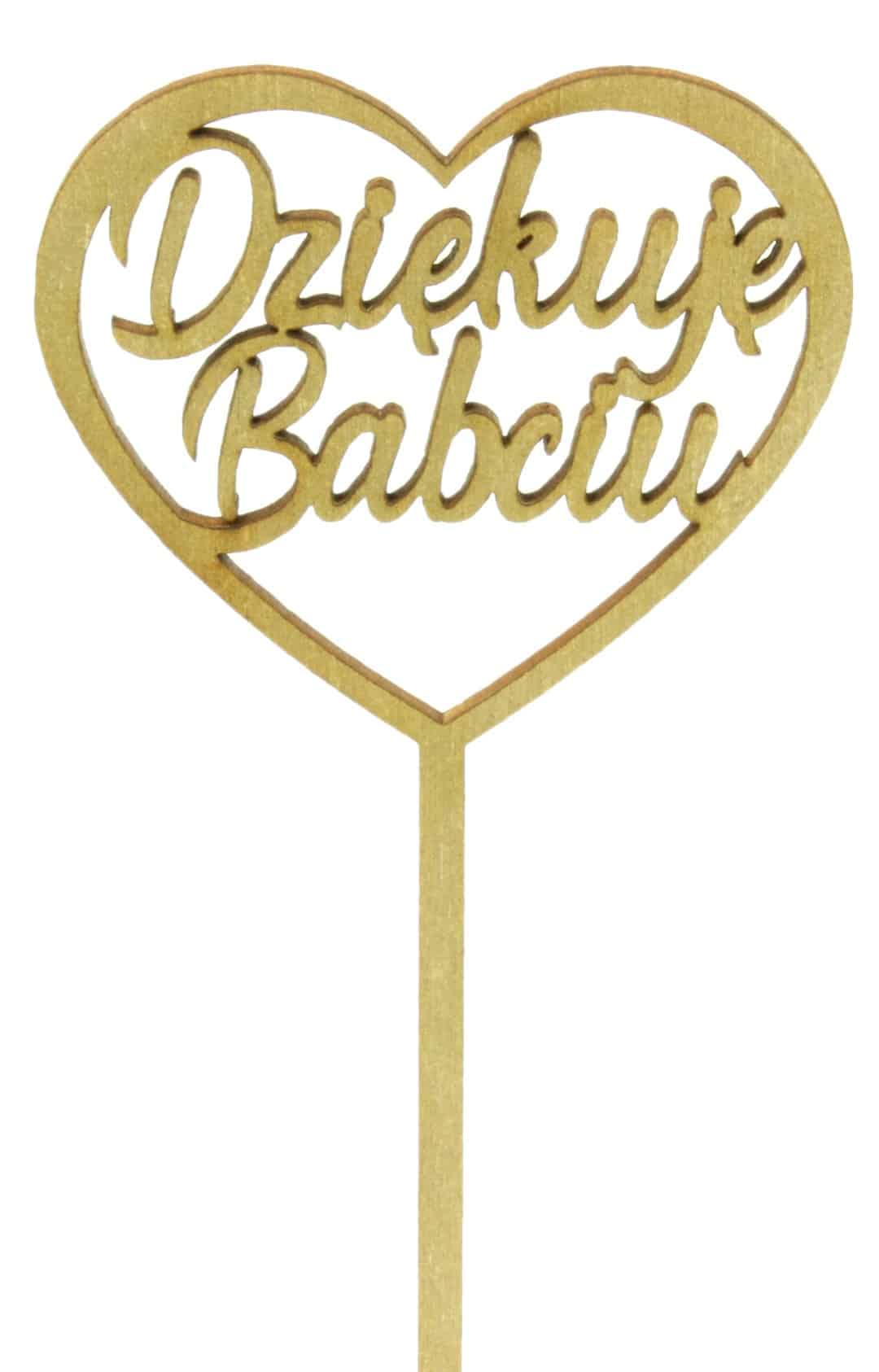 Pikery do Doniczki Prezentu Dziękuję Babciu