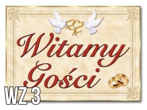Plakat ślubny Beżowy