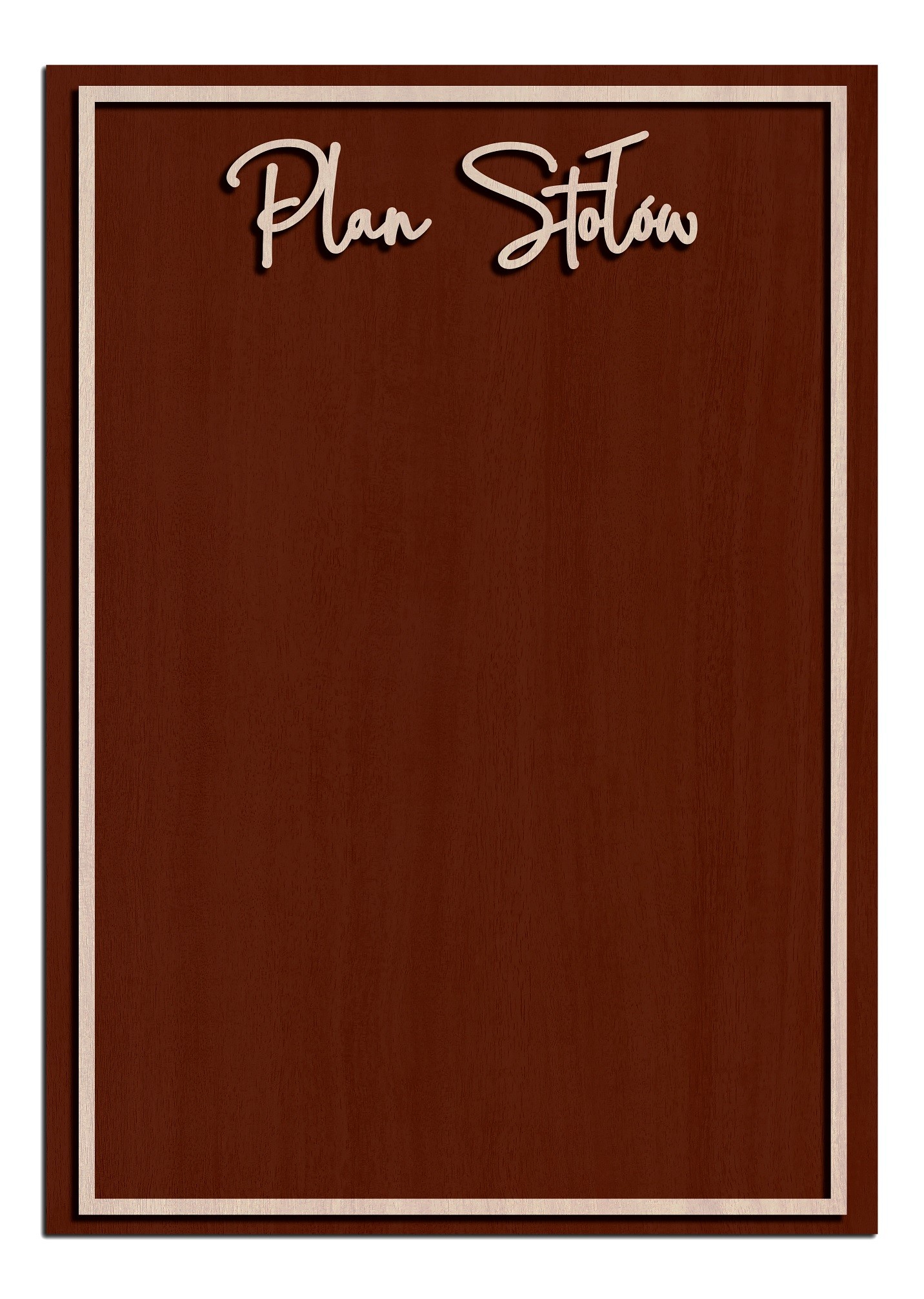 Plan Stołów Boho Personalizowany