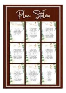 Plan Stołów Boho Personalizowany
