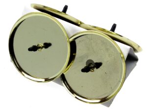 Podstawka pod świecę, świecznik 6cm Złota