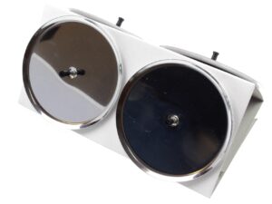 Podstawka pod świecę, świecznik 8cm Srebrna
