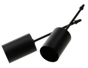 Podstawki Pod Świece Stożkową 4 szt. Czarne