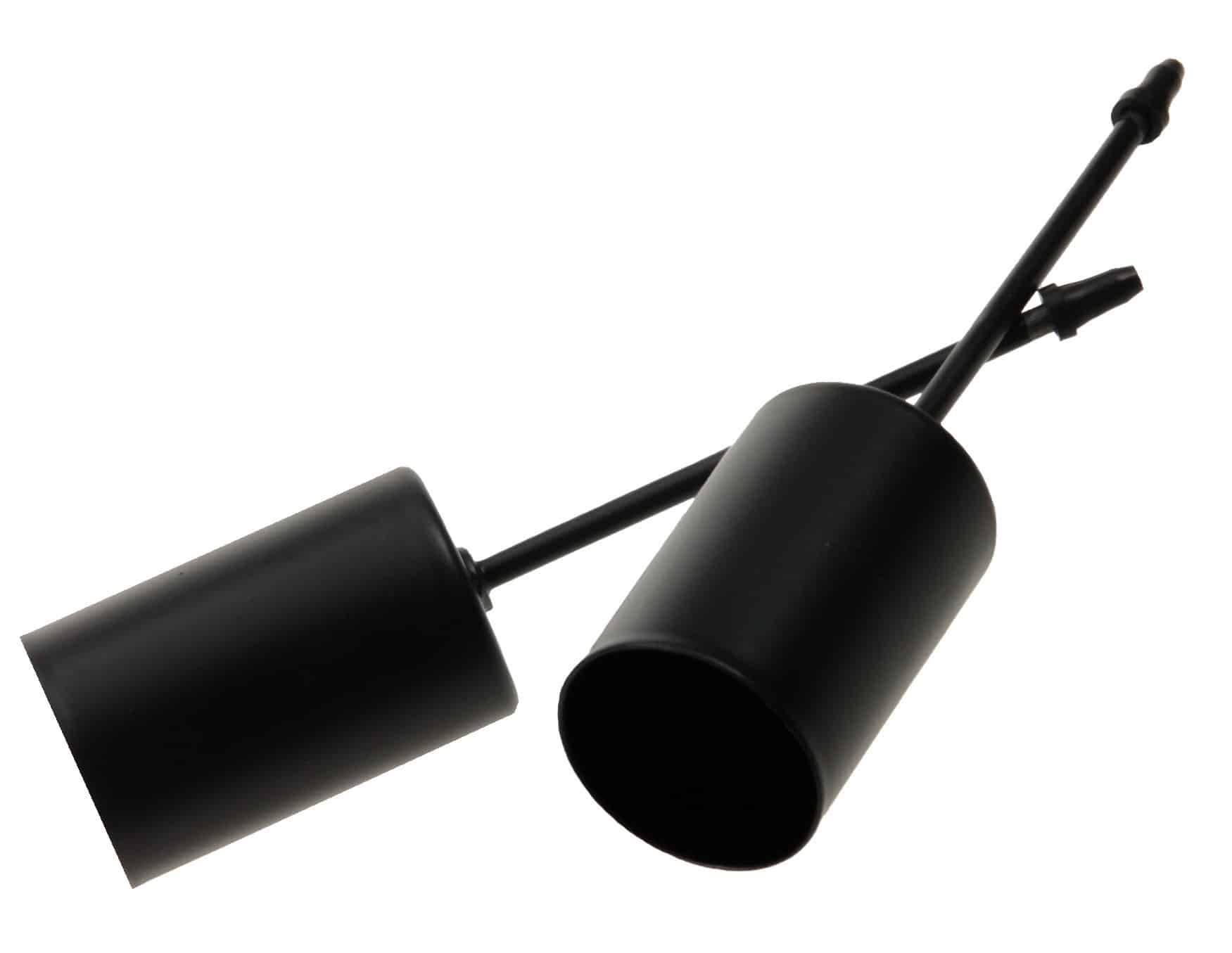 Podstawki Pod Świece Stożkową 4 szt. Czarne