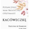 Podziękowania Dla Gości Kacówka Babie Lato 