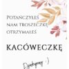 Podziękowania Dla Gości Kacówka Babie Lato 