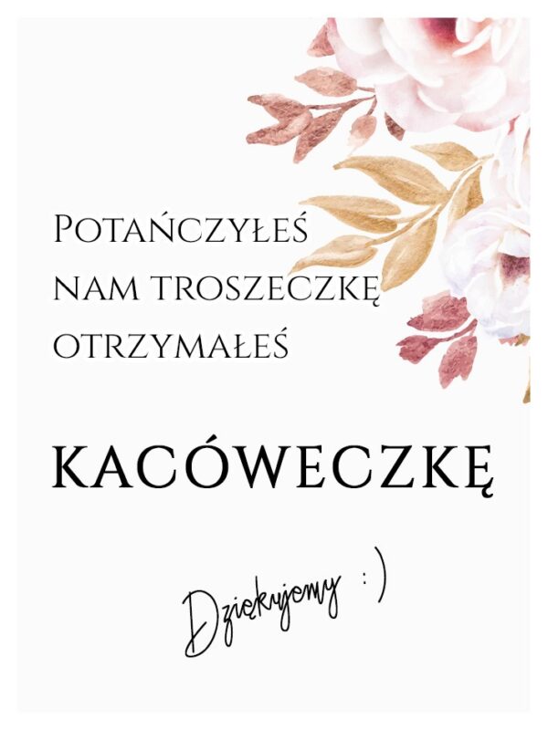 Podziękowania Dla Gości Kacówka Babie Lato 