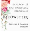Podziękowania Dla Gości Kacówka Bukiet Panny Młodej 