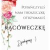Podziękowania Dla Gości Kacówka Bukiet Panny Młodej 