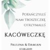 Podziękowania Dla Gości Kacówka Cold Mint Leaf 