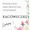 Podziękowania Dla Gości Kacówka Flower Rings 