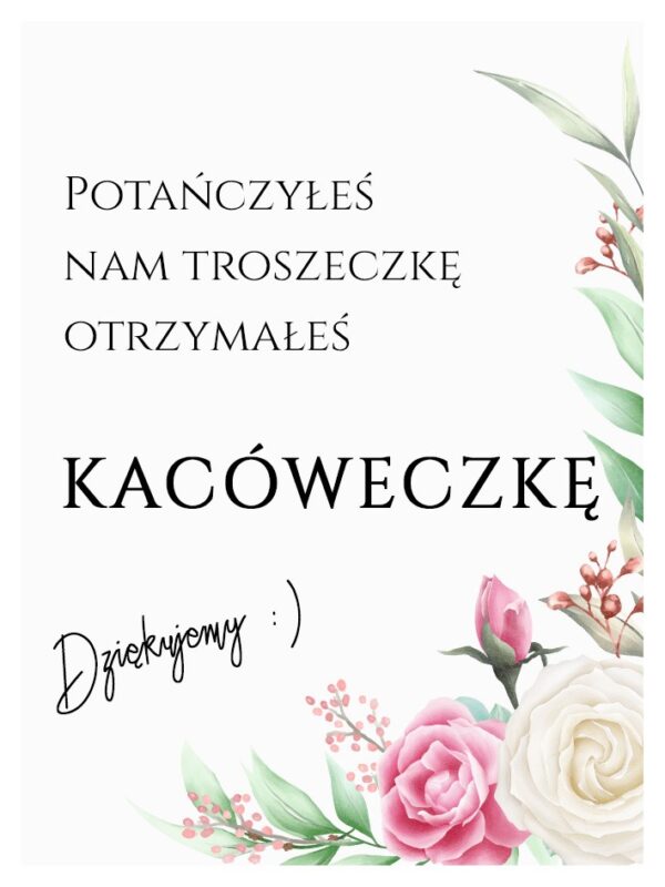Podziękowania Dla Gości Kacówka Flower Rings 
