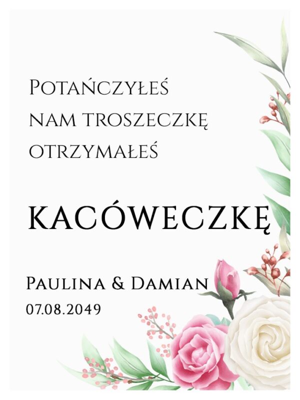 Podziękowania Dla Gości Kacówka Flower Rings 