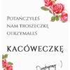 Podziękowania Dla Gości Kacówka Geo Serce 