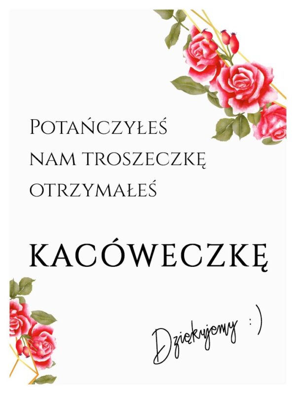 Podziękowania Dla Gości Kacówka Geo Serce 
