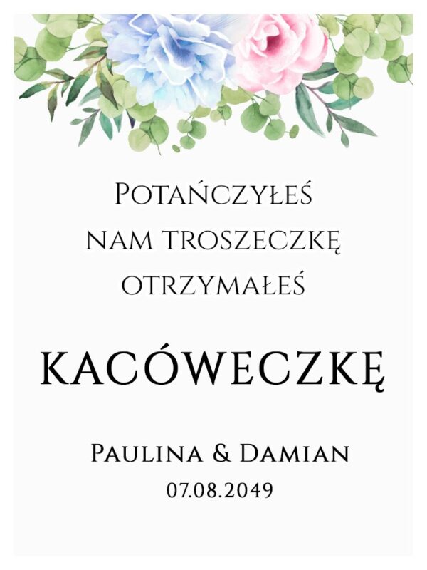 Podziękowania Dla Gości Kacówka Harmonia 