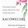 Podziękowania Dla Gości Kacówka Lila Róż 