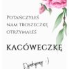 Podziękowania Dla Gości Kacówka Lila Róż 