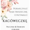 Podziękowania Dla Gości Kacówka Luxury Flowers 