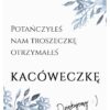 Podziękowania Dla Gości Kacówka Malowane Lilie 