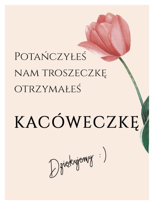 Podziękowania Dla Gości Kacówka Mini Spring 