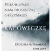 Podziękowania Dla Gości Kacówka Mistery Mist 