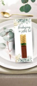 Podziękowania dla Gości Merci Eucalyptus 12szt