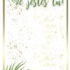 Podziękowania dla Gości Merci Palm Leaves  12szt 