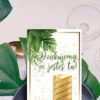 Podziękowania dla Gości Merci Palm Leaves  12szt 
