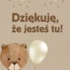 Podziękowania dla Gości Merci Rainbow Teddy 12szt 