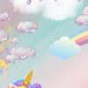 Podziękowania dla Gości Merci Unicorn Rainbow 12szt 