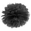 Pompon bibułowy 35cm Czarny