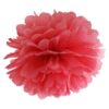 Pompon bibułowy 35cm Czerwony
