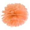 Pompon bibułowy 35cm Pomarańczowy