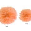 Pompon bibułowy 35cm Pomarańczowy