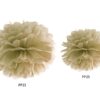Pompon bibułowy 35cm Złoty